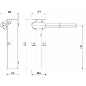CAME GARD 3750 GSM — шлагбаум автоматический 3,75 м (КАМЕ) CAME GARD 3750 GSM — шлагбаум автоматический 3,75 м (КАМЕ)